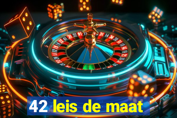 42 leis de maat