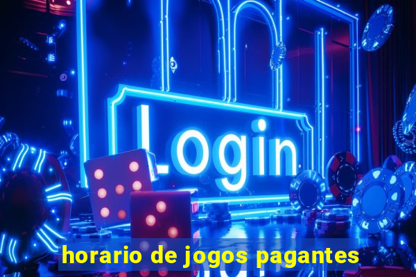horario de jogos pagantes