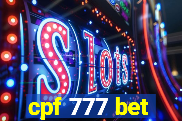 cpf 777 bet