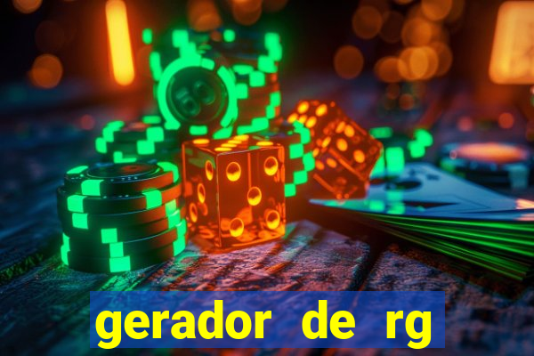gerador de rg frente e verso