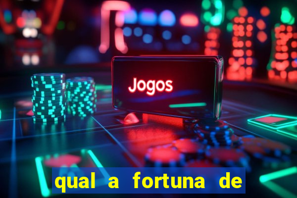 qual a fortuna de tony ramos