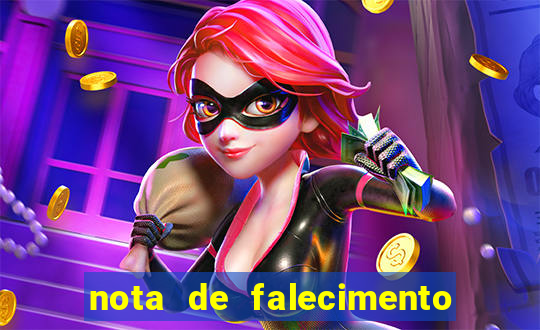 nota de falecimento a tribuna santos hoje