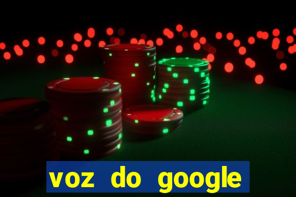 voz do google tradutor homem