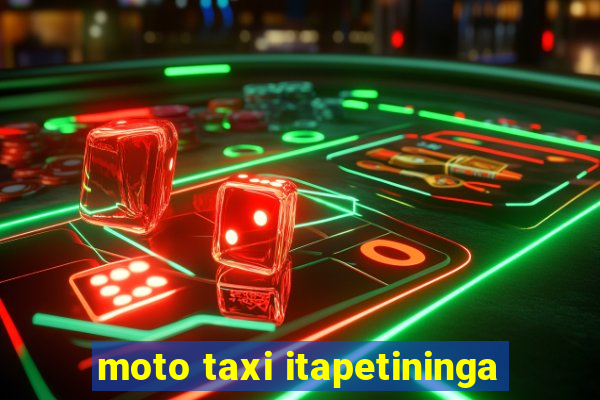 moto taxi itapetininga