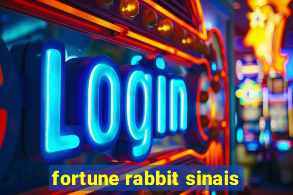 fortune rabbit sinais