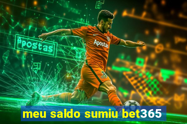 meu saldo sumiu bet365