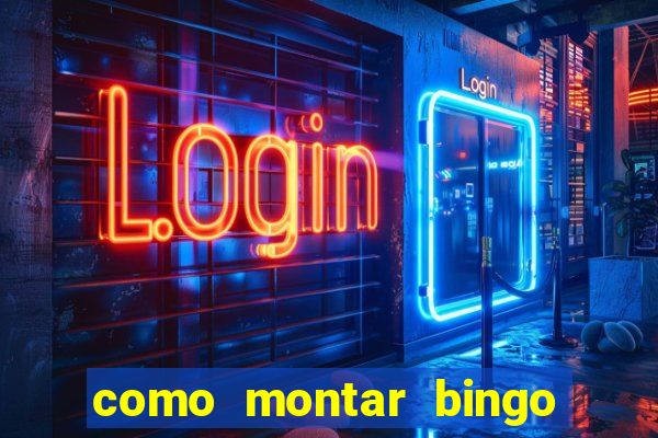 como montar bingo brinquedos toia