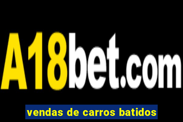 vendas de carros batidos