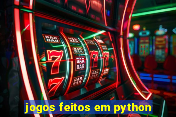 jogos feitos em python