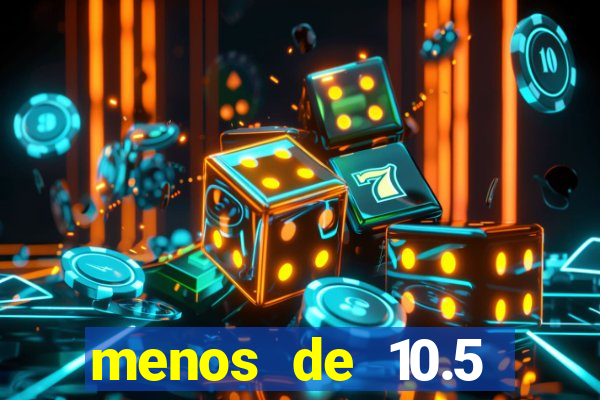 menos de 10.5 escanteios o que significa