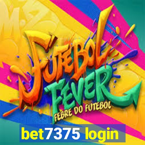 bet7375 login