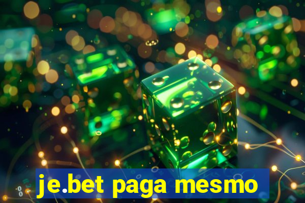 je.bet paga mesmo
