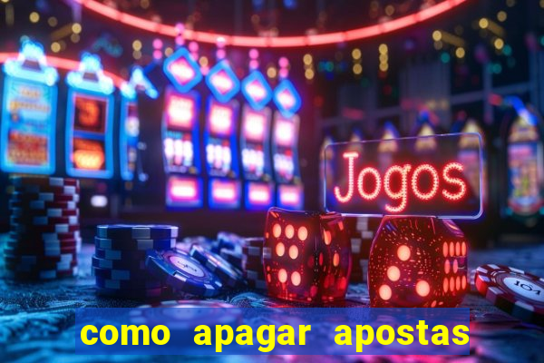 como apagar apostas no app da caixa