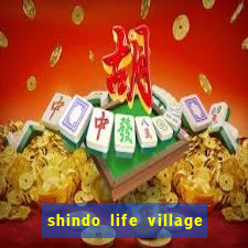 shindo life village blaze private server codes