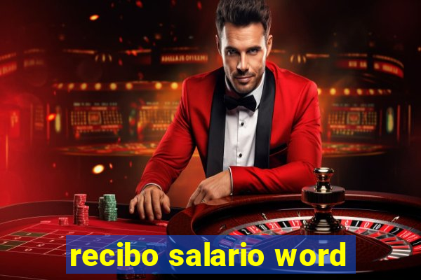 recibo salario word