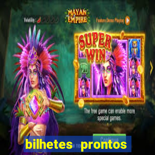bilhetes prontos futebol para hoje
