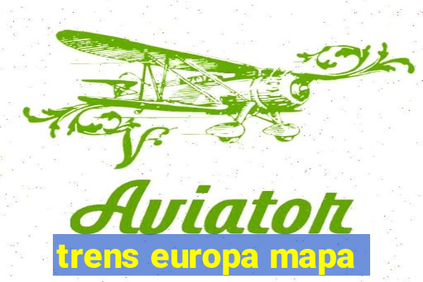 trens europa mapa