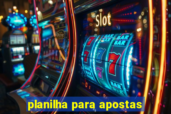 planilha para apostas