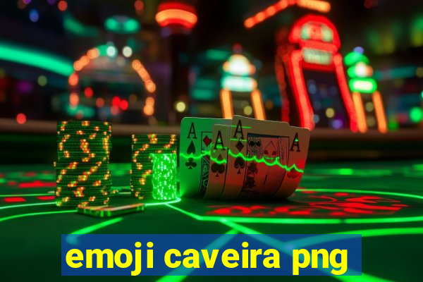 emoji caveira png