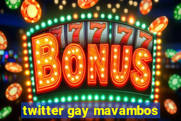 twitter gay mavambos