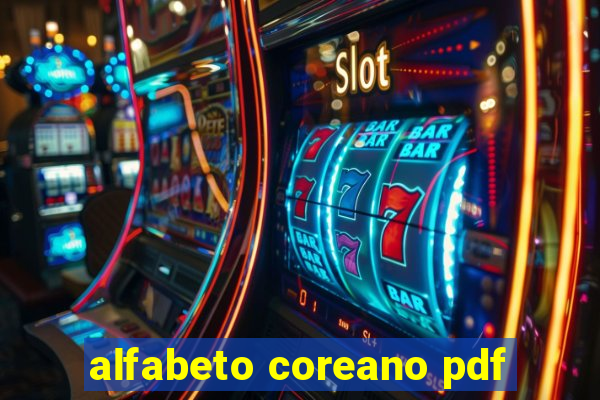 alfabeto coreano pdf
