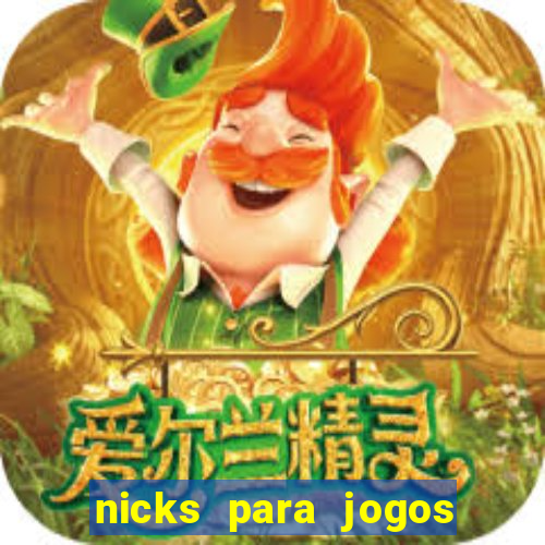 nicks para jogos de tiro