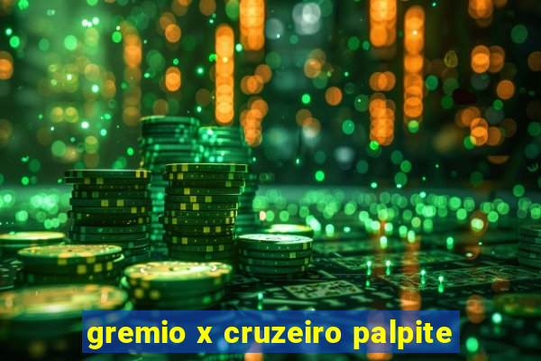 gremio x cruzeiro palpite