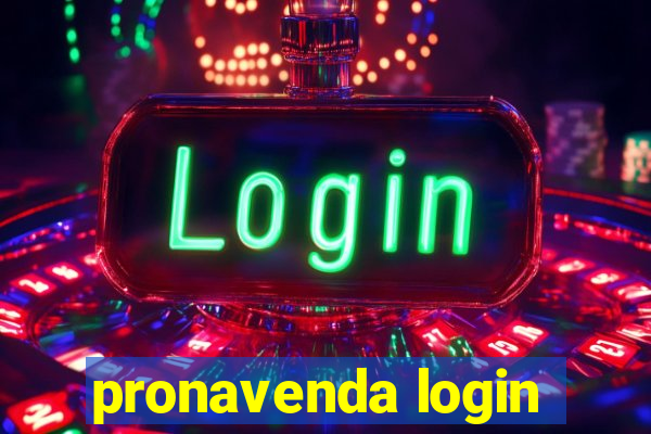 pronavenda login