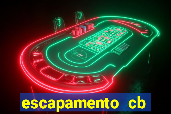 escapamento cb twister 250