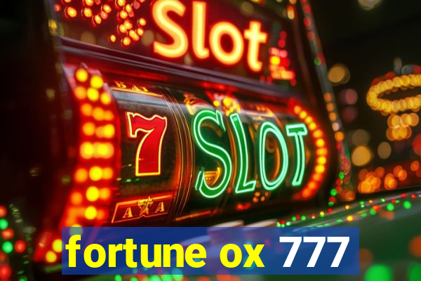fortune ox 777