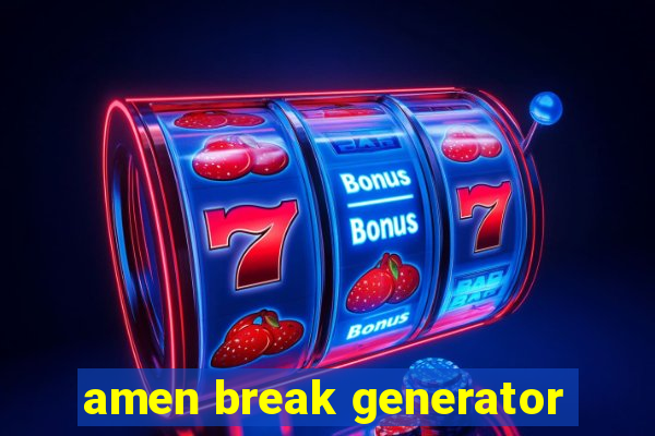amen break generator