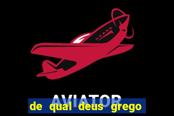 de qual deus grego eu sou filho percy jackson