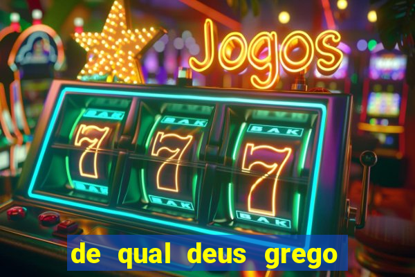 de qual deus grego eu sou filho percy jackson