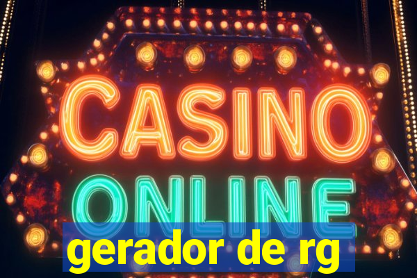 gerador de rg