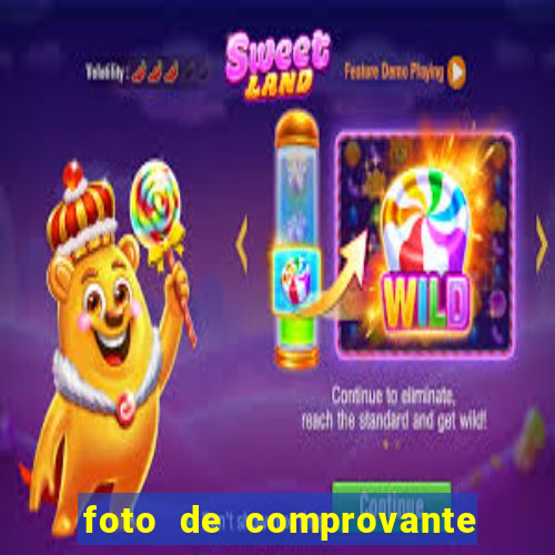 foto de comprovante de pix falso
