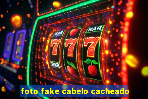 foto fake cabelo cacheado