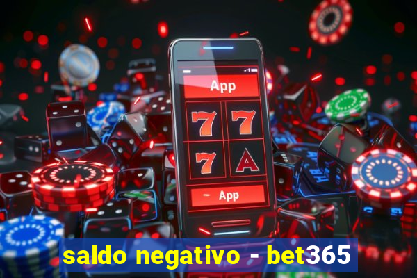 saldo negativo - bet365