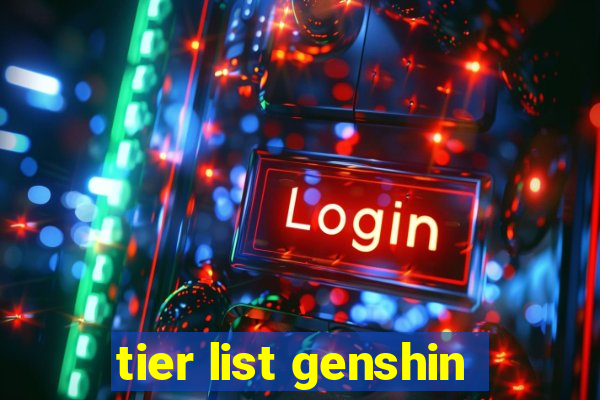 tier list genshin