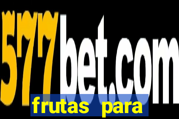 frutas para imprimir e recortar