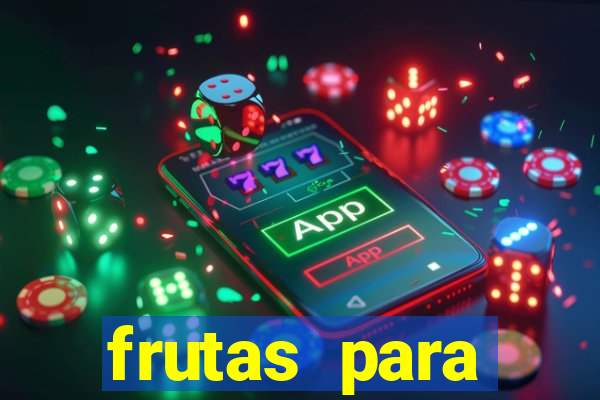frutas para imprimir e recortar