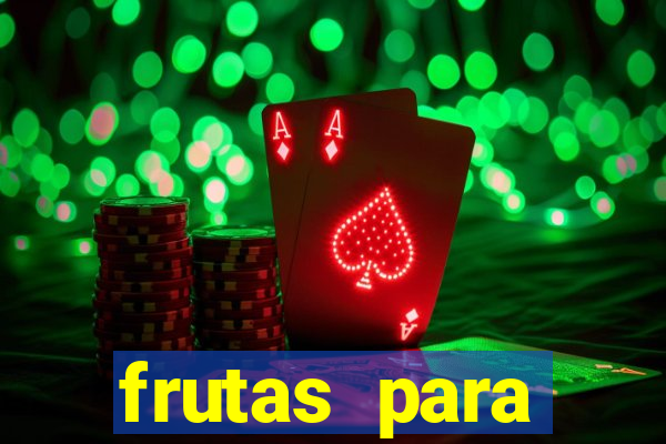 frutas para imprimir e recortar