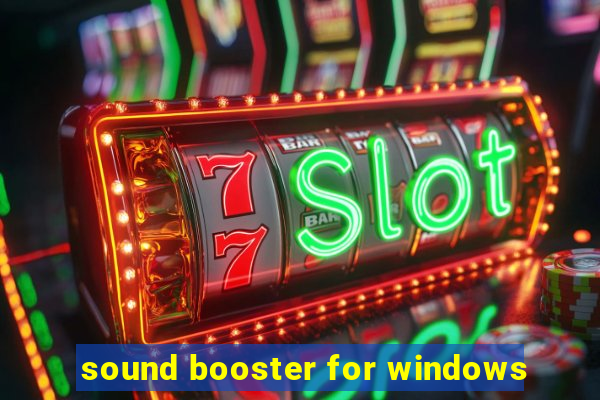 sound booster for windows