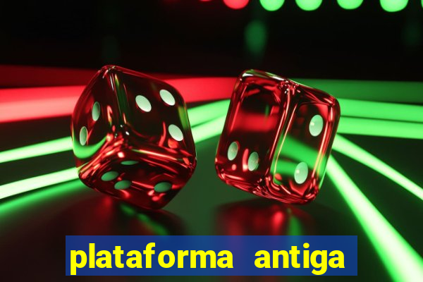 plataforma antiga de jogos