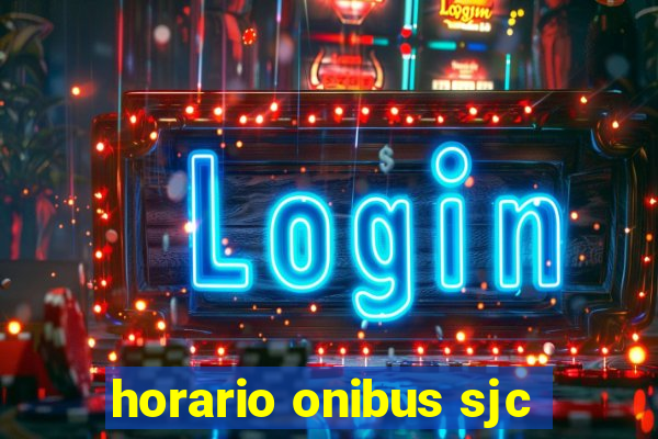 horario onibus sjc
