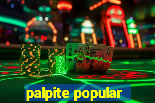 palpite popular