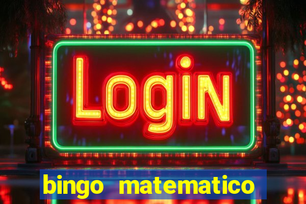 bingo matematico para ensino medio