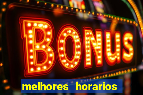 melhores horarios pagantes fortune tiger