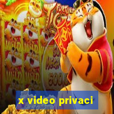 x video privaci