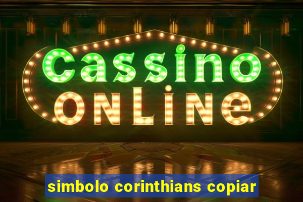 simbolo corinthians copiar