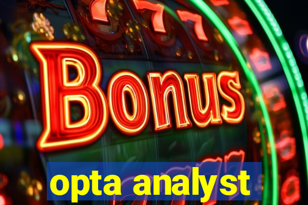 opta analyst